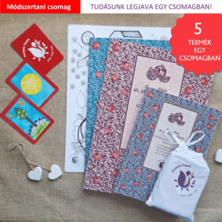 5 az 1-ben módszertani csomag: Módszertani könyv, Mesekártya, Mesegyűjtemény, Színezhető mesetérképek és Jó gyakorlatok