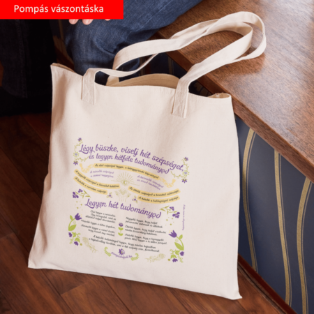 Pompás vászontáska - a mesés mindennapokért - Hét szépség