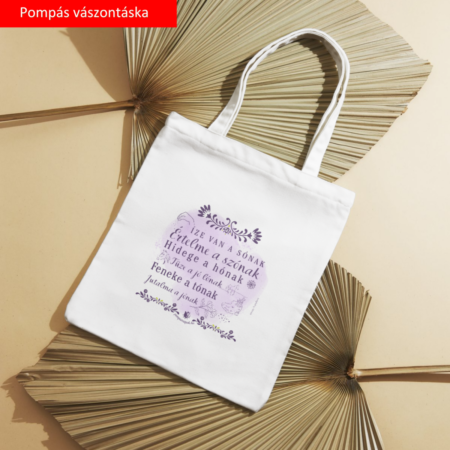 Pompás vászontáska - a mesés mindennapokért - A só